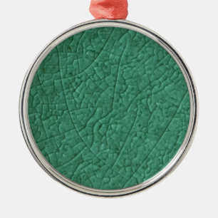 Green stone cracks Ornament