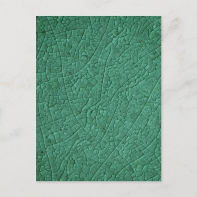 Green stone cracks postcard (Front)