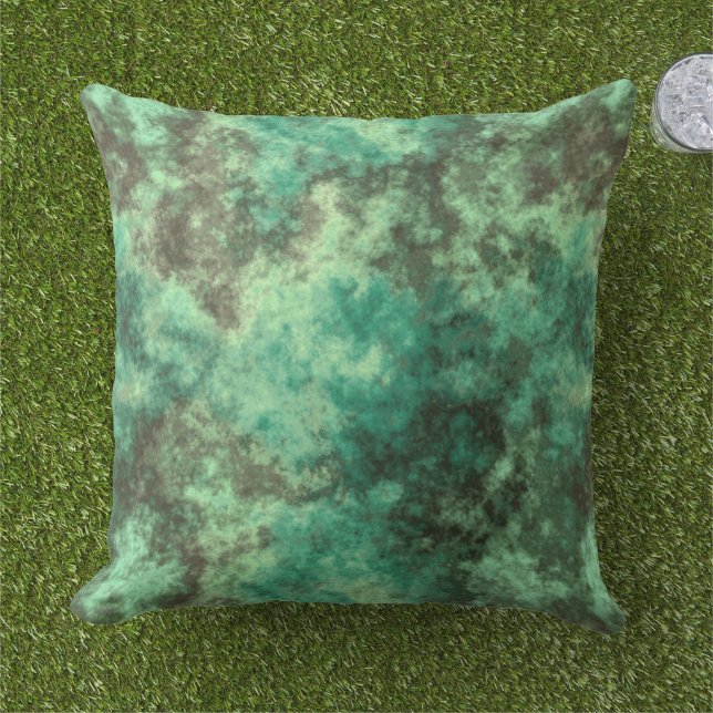 Green Stone Outdoor Pillow (Grass)