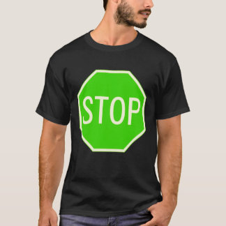 Green Stop Sign Shirt