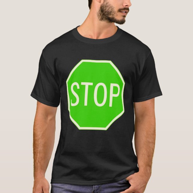 Green Stop Sign Shirt (Front)