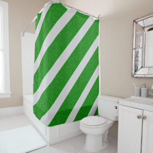 Green Stripe Glitter