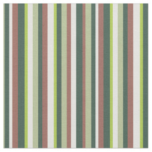 Green Striped Fabric