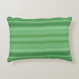 green striped pattern pillow