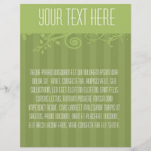 Green Striped Swirled Flyer