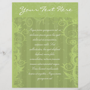 Green Striped Swirled Flyer 2