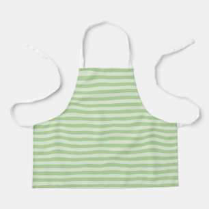 Green Stripes Apron