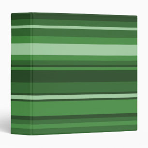 Green stripes binder