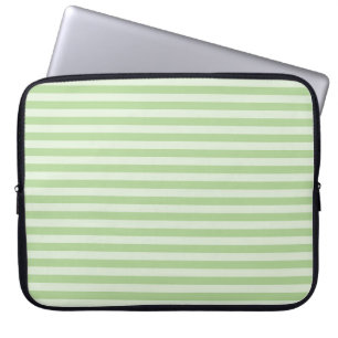 Green Stripes Laptop Sleeve