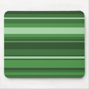 Green stripes mouse pad