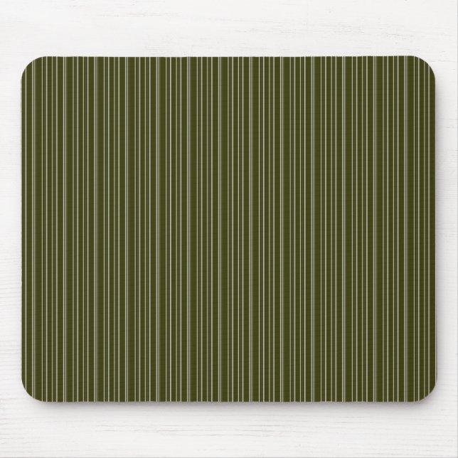 Green Stripes Mouse Pad (Front)