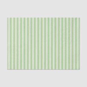 Green Stripes Seamless Pattern Tissue Paper