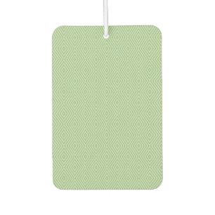 Green Stripes Squash Pattern Air Freshener