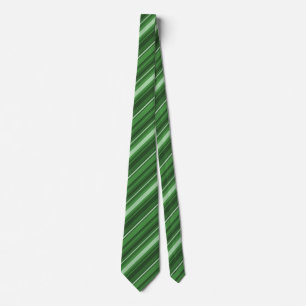 Green stripes tie