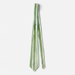 Green Stripes Tie