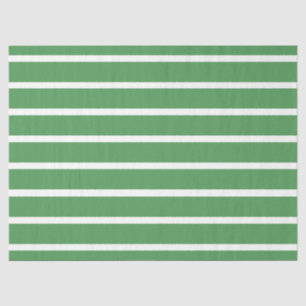 Green Stripes Tissue Paper