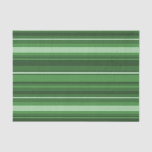 Green stripes tissue paper