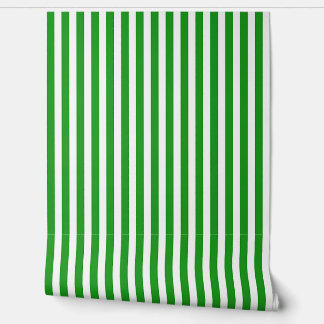 Green Stripes Wallpaper