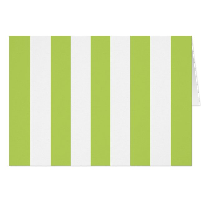 Green Stripes, White Stripes, Striped Pattern (Front Horizontal)