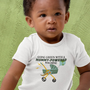 Green Stroller - Mommy-Powered Baby Bodysuit