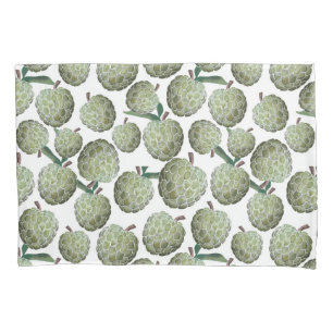 Green Sugar Apples, Tropical Fruit Pillowcase