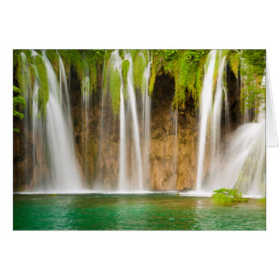 Green Summer Waterfall