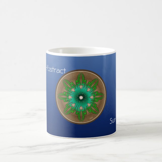 Green Sun Coffee Mug (Center)