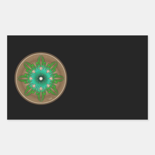 Green Sun Sticker (Front)