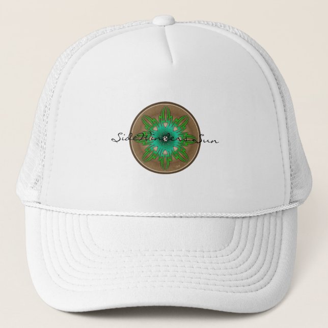 Green Sun Trucker Hat (Front)