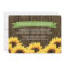 Green Sunflower Graduation Announcement