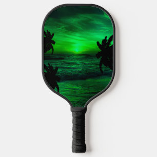 GREEN SUNSETS OCEAN SCENIC    PICKLEBALL PADDLE