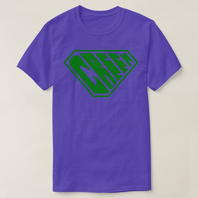 Green SuperEmpowered Green T-Shirt (Design Front)