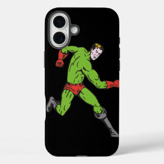 Green Superhero  iPhone 16 Plus Case