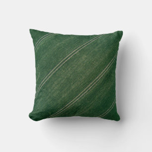 Green surface throw pillow