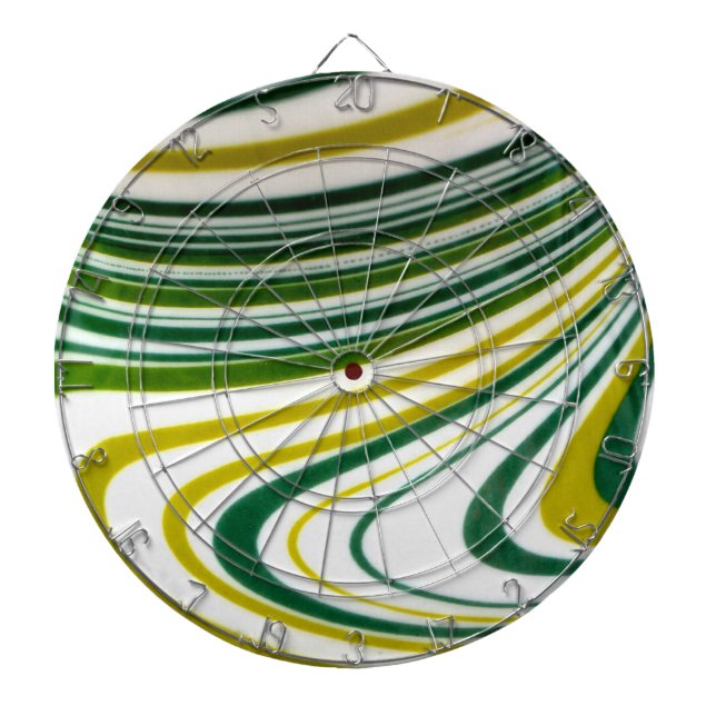 Green Swirl Dart Board (Front)
