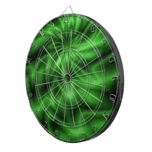 Green Swirl Dartboard