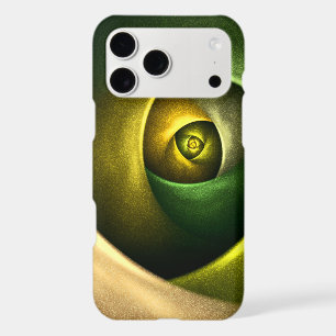 Green Swirl Floral Modern Abstract Art Pattern #23