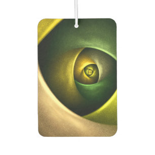Green Swirl Floral Modern Abstract Art Pattern #23 Air Freshener