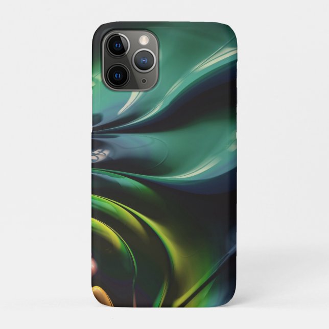 Green Swirl Phone Cases (Back)