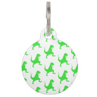 Green t-rex pattern