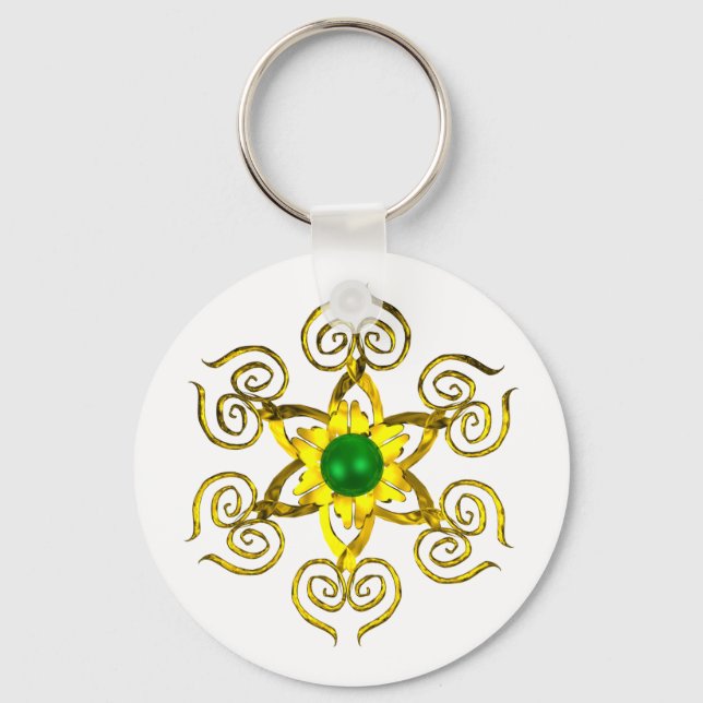 GREEN TALISMAN KEYCHAIN (Front)