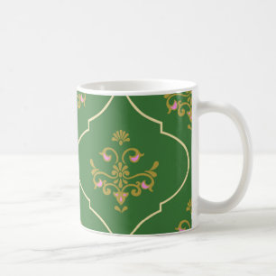 Green Tapestry Coffee Mug