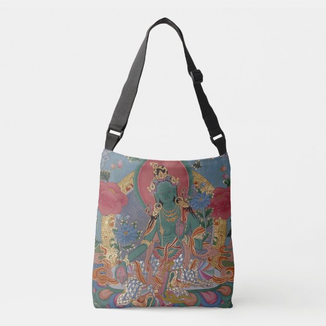 Green Tara Crossbody Bag (Front)