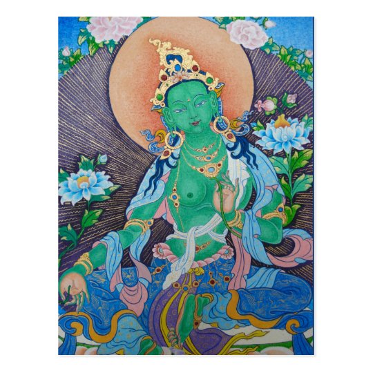 Green Tara Postcard