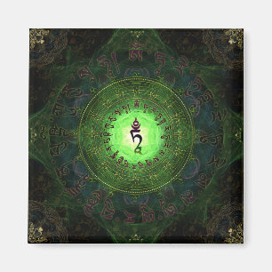 Green Tara - Protection from dangers and suffering Magnet