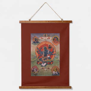Green Tara Tibetan Buddhist Deity Hanging Tapestry