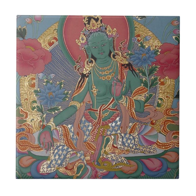 Green Tara Tile (Front)