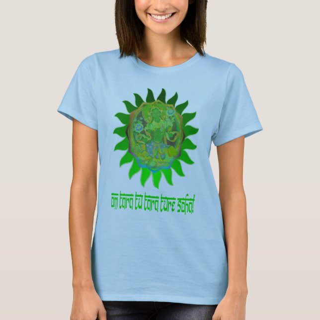 Green Tara Yoga Top (Front)