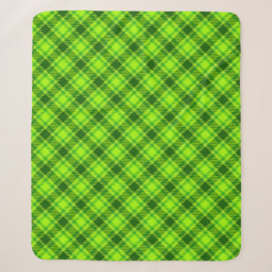 Green Tartan Chequered Plaid Pattern-57578 Sherpa Blanket