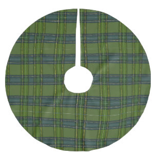 Green Tartan - Christmas Tree Skirt